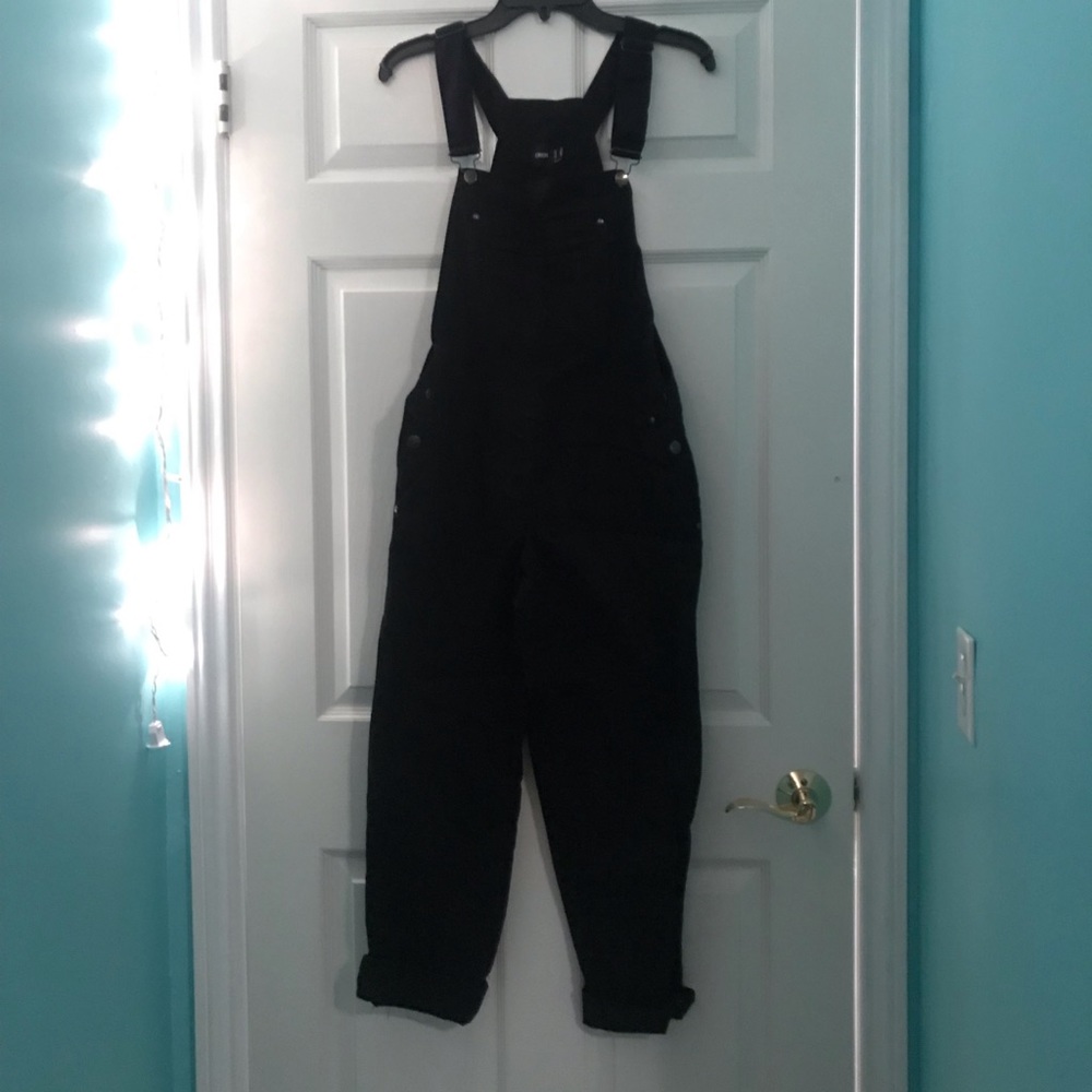 ASOS black overalls NWOT